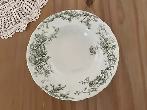 Antique Doulton Burslem ROSE & WARATAH Soup Plate Anthony Horden Transferware - Picture 1 of 10