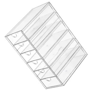 Desktop Drawer Organizer Multi-layer Transparent Storage Box Versatile Trinket - Picture 1 of 12