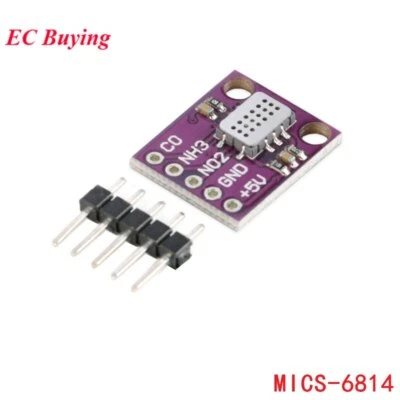 MICS-6814 Air Quality CO NO2 NH3 Nitrogen Carbon Gas Sensor Module For Arduino - Image 1 of 4