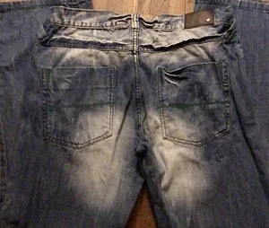 Dodeca Premium Denim  Jeans  Men’s 36X32 Distressed  Baggy Skate - Picture 1 of 2