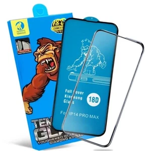 Vitre Protection Écran Verre 18D Airbag iPhone 14 13 12 11 X SE Pro Max Mini - Photo 1 sur 8