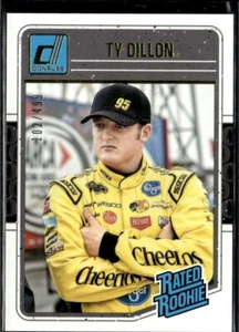 2017 Donruss Racing Rated Rookie Gold Foil Ty Dillon Serial #102/499 #28 - Bild 1 von 2