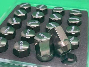 iRAYS PERFORMANCE WHEEL NUT SET OF 20 PIECES 12X1.5 HYPER BLACK FOR HONDA, CRUZE - Picture 1 of 5