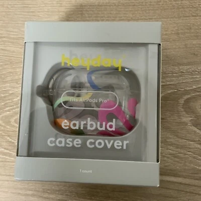 📀 Heyday Apple AirPods Pro Hardshell Case W/ Clip - Distressed Box NEW - Image 1 of 3