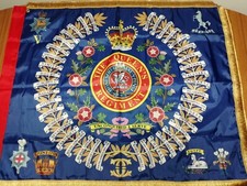 The Queen's Regiment 5th Battalion Regimental Colours flag