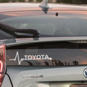 2X Heartbeat Graphic Fit for Toyota UV Truck Car Automotive Decal Vinyl Sticker - Picture 1 of 6
