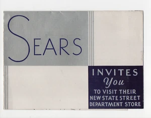 Worlds Fair 1933  Chicago Century Progress COP SEARS ROEBUCK New State St Store - Foto 1 di 2