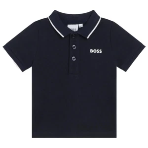 HUGO BOSS KIDS BLUE HUGO BOSS PERM SS POLO J05P13 849 - Picture 1 of 1