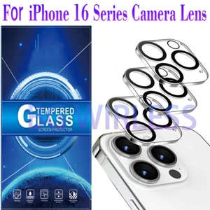 Lente de cámara para iPhone 16/16 Pro/16 Plus 16 Pro MAX Estuche Protector Cubierta de vidrio - Imagen 1 de 11