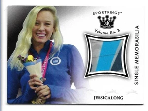 2022 Sportkings Volume 3 Jessica Long Patch Worn Swimsuit #SM-JL USA - Bild 1 von 2