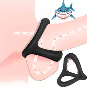 Penisring Cockring Ballstretcher Hodenring Hodensack Massage Zeitverzögerung DE - Bild 1 von 24