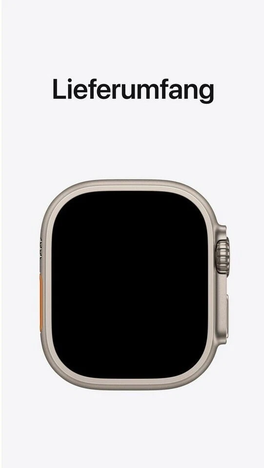 Apple Watch Ultra 3 49 mm Natural Titanium GPS + Cellular *neutrale Verpackung* - Bild 1 von 1
