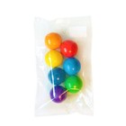 Holzspielzeug Kleinkinderspielzeug zur Erweiterung Holzkugeln LxBxH 50x50x50mm