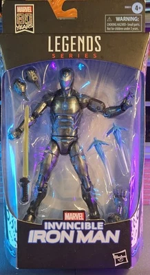 Figura de acción Marvel Legends Avengers Invincible Iron Man Silver Stealth 6" NUEVA Foto 1 de 3