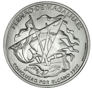 PORTUGAL, 7,5 €, Comm. de 500 años de conclusión de circunnavegación 1522,... - Picture 1 of 3