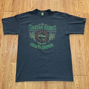 Vintage 90s Michigan Spartan Stores Grand Rapids Destination Shirt Size XL - Bild 1 von 6