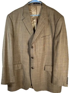 Ralph Lauren Black Label Wool Silk Brown Jacket Mens Size 48R - Picture 1 of 13