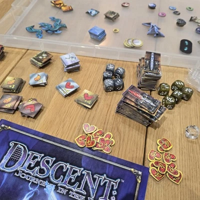 Descent: Sea of Blood And tomb Of Ice Expansions Incomplete Spares Only.  - Image 1 of 4