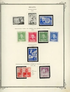 BRAZIL Selections on Scott Specialty Album Page Lot #15 - SEE SCAN - $$$ - Picture 1 of 1