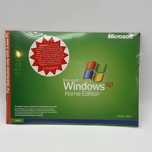 Microsoft Windows XP Home Edition 2002 w/ Serial Code New PC Version Brand New - Picture 1 of 12