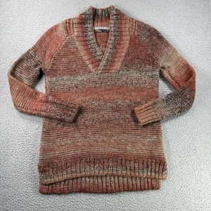 Suéter Prana Para Mujer S Claus Pullover Mezcla de Lana Cuello en V Túnica Multicolor Informal - Imagen 1 de 11