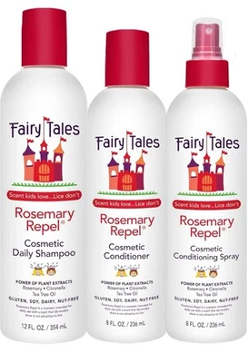 Champú y acondicionador repelente de romero para el cuidado del cabello Fairy Tales Kids spray sin enjuague Foto 1 de 4