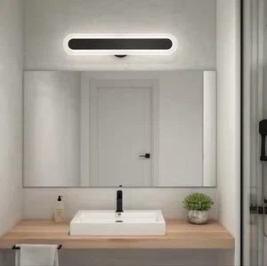 Artika Pista 27 in Matte Black 5 CCT LED Bathroom Vanity Light Bar - Picture 1 of 12