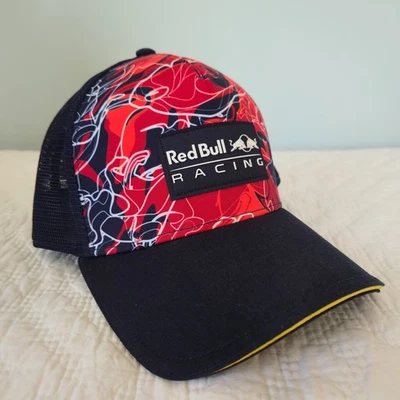 PUMA Red Bull Racing Adjustable Snapback Mesh Trucker Hat - Image 1 of 4