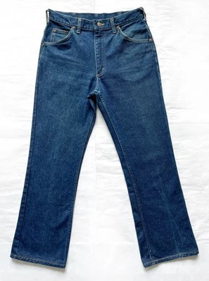 【De colección】Garra Denim Sarga Izquierda Lee Riders Años 70 42 Cremallera 🇺🇸USA 29x28 *LEER* Foto 1 de 4