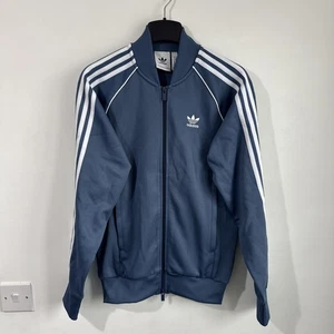 Adidas Originals Superstar TT Blau und Weiß Trainingsjacke CW1256 Herren Größe XS - Bild 1 von 6