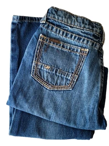 Ariat Jeans Boys 16 Blue B4 Dakota Relaxed Boot Kids Western - Picture 1 of 10