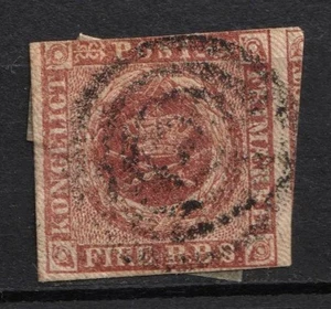 1851 Dänemark Kompletter Satz Mi. 1 IIb CV 70 $ gebraucht - Bild 1 von 1