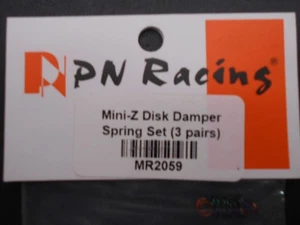 PN Racing Part No MR2059 Disc damper spring set Mini Z Atomic GL Racing - Picture 1 of 2