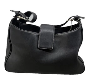 VINTAGE COACH BLACK Hampton Shoulder Bag 7783 MINT CONDITION - Picture 1 of 10