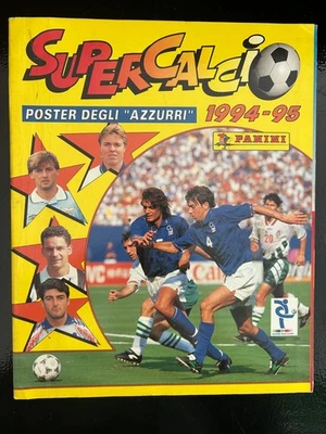 ALBUM VUOTO EMPTY SUPERCALCIO 1994-1995 MONDIALI USA ITALIA. CEDOLE E INSERTI!!  - Immagine 1 di 4