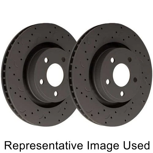 Hawk HTC4381 Talon Drilled and Slotted Front Rotors (Pair) For Chevy/GMC C1500 - Image 1 of 3