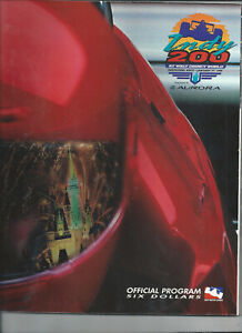 1996 Indy 200 At Walt Disney World Cart/Indycar Racing Program Car Race Booklet