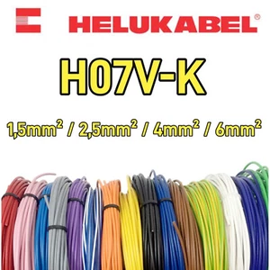 ⭐️Cavo elica⭐️H07V-K⭐️ trefolo flessibile 10m 20m 50m 100m 1,5mm² 2,5mm² 4mm² 6mm² - Foto 1 di 2