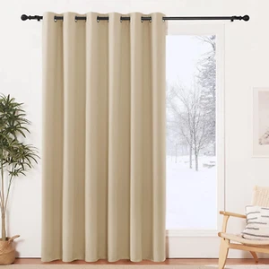 Tende Camera Da Letto Oscuranti Con Anelli per Casa Curtain Termica Moderne Divi - Foto 1 di 12