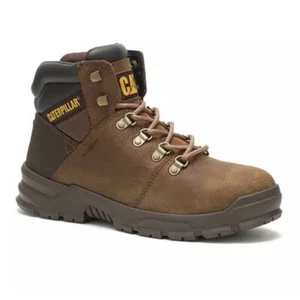 CAT Mens Charge Waterproof Safety Work Boots Alloy Toe / Brown Sugar Size 11 NIB - Picture 1 of 6