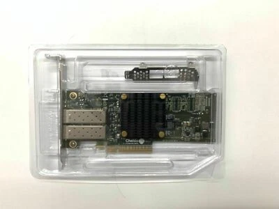 Chelsio T520 CR T520-CR 10GbE 2-Port PCIe Unified Wire Adapter Card 110-1160-50 - Image 1 of 3
