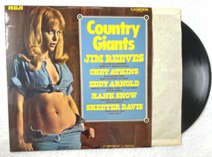 VINTAGE VINYL LP ALBUM COUNTRY GIANTS,HOT SEXY WOMAN COVER!1971,RCA,DENIM,GIFT:) - Picture 1 of 5