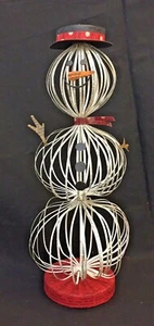 Dennis East International Paper Mivable Snowman Figurine Christmas Handcrafted - Picture 1 of 9