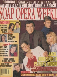 Soap Opera Weekly Dec 3, 1996 JOSEPH MASCOLO-JASON BROOKS-INGO RADEMACHER-BASSEY - Picture 1 of 5