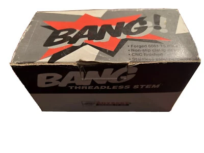 Mid School/Old School BMX Odyssey Bang BMX Stem 1 1/8” Anodized Blue - Image 1 of 4