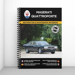 MASERATI QUATTROPORTE : Libretto Di Restauro E Manutenzione - CONSEGNA GRATUITA - Foto 1 di 8