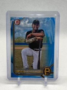 2022 Bowman baseball Prospect #BP-145 Shalin Polanco Pittsburgh Sky Blue /125 - Picture 1 of 2