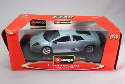 LG269 BURAGO Star Collection 16016 1/24 Voiture Lamborghini Murcielago gris - Photo 1/4