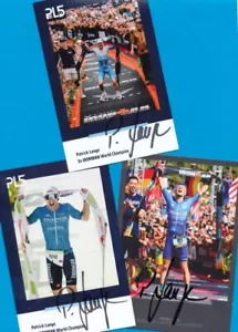 Patrick LANGE - 3 x IRONMAN WM + 3 Signierte AK + Signierte TRIATHLON AK - Bild 1 von 1