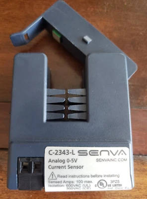 SENVA C-2343-L O-5VDC Current Sensor Split Core 5-10-20A Selectable - Image 1 of 3